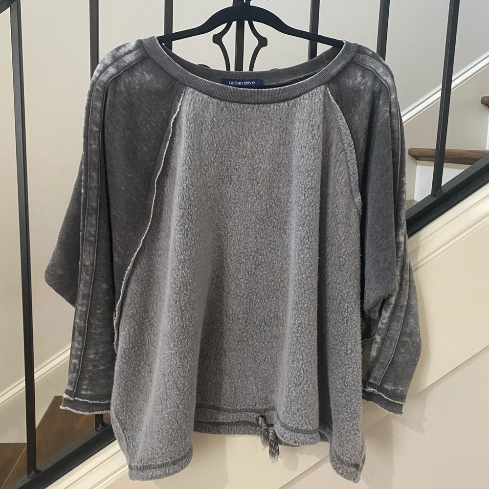 Ocean Drive Grey Pullover